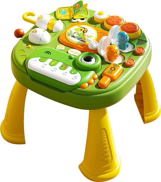 Eco Toys Dinosaurus Activiteiten Tafel - Speeltafel - voor Kinderen - Peuter 1 jaar - Speel Tafel