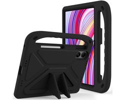 Coverup Tablethoes geschikt voor Xiaomi Redmi Pad Pro Hoesje - ShockProof Kids Case - Zwart