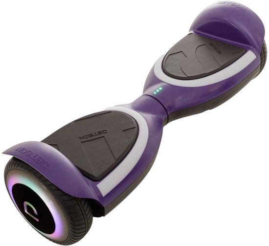 Jetson Prism Paars Plus Hoverboard - Oxboard, 6.5 inch Wielen, All-Road - UL2272 Gecertificeerd