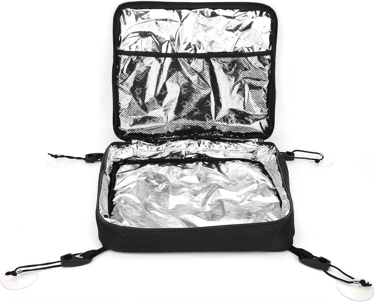 Allecto Plus - Dek Mesh Opbergtas voor SUP Paddleboard en Surfplank met Zuignap - Praktische opbergtas voor Kajak Paddle - Hoogwaardig materiaal