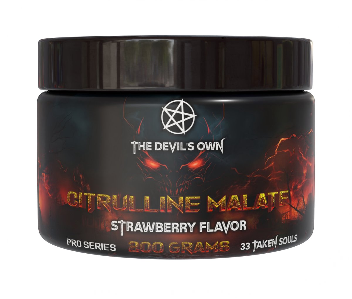 Goedkoopste The Devil's Own | Citrulline malate Strawberry | 300gr 50 servings | Pre-workout | Intra-workout | Post-workout | Aminozuren | Nutriworld
