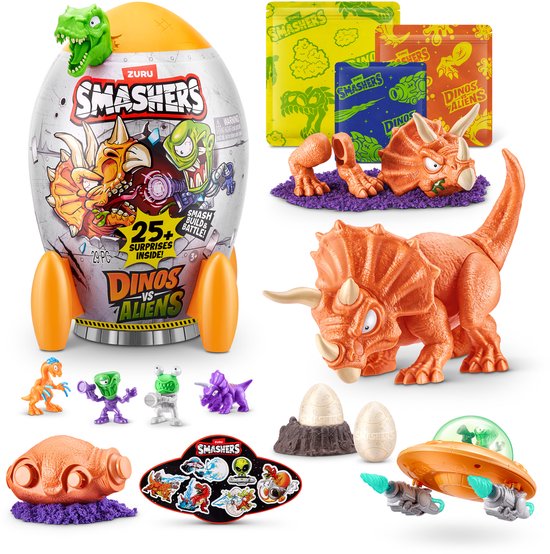 Smashers Dino vs Aliens Medium(TRICERATOPS)van ZURU