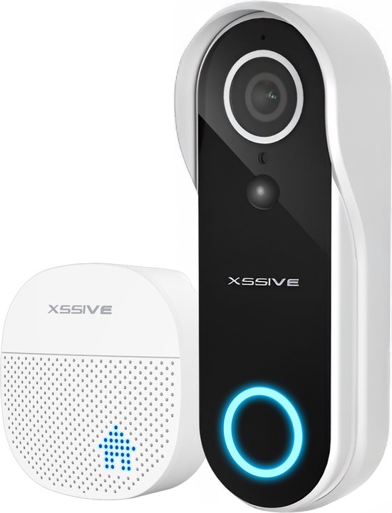 Xssive Video Deurbel met Camera Draadloos Wit - Xssive - €71,99