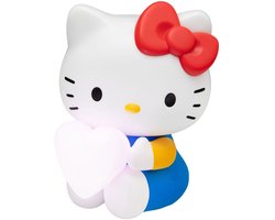Hello Kitty 3D‑Vormige Lamp met Hart – Officieel Gelicentieerde Sanrio Personage‑lamp, Voor Nachttafel of Plankdecoratie, Werkt op Batterijen – Paladone