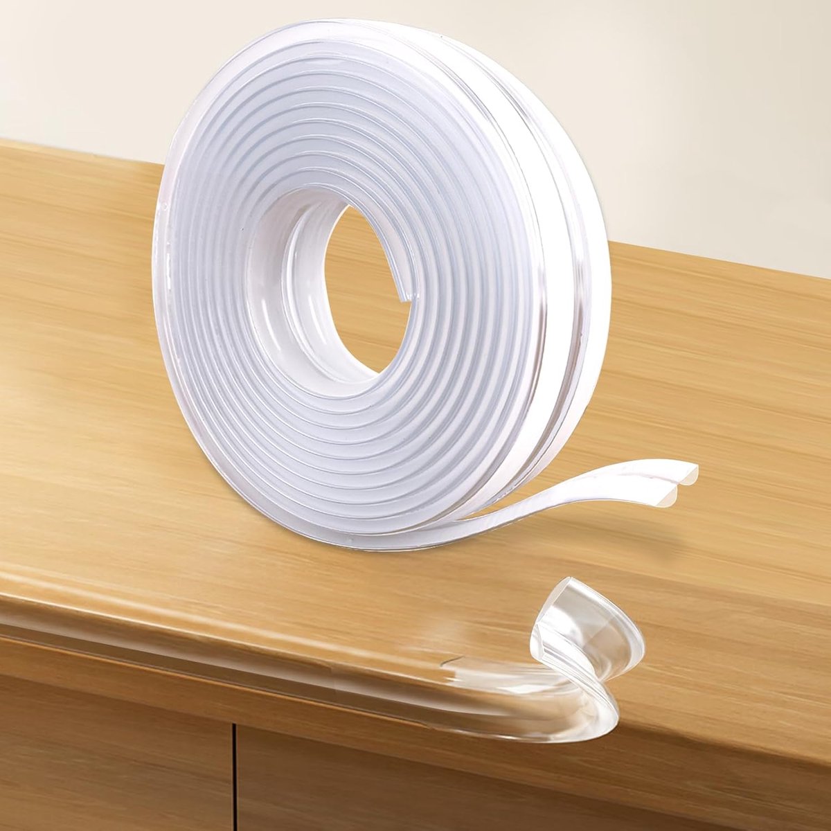 Hoekbeschermers baby - 2,0 meter - Tafelbeschermer - Verbeterd - Veiligheid Baby Kind & Peuter - Silicagel tootrand Bescherming Set - Hoekbeschermers tafel - Zelfklevend - transparant - Geschikt Vooraf aangebrachte tape Geschikt voor meubels