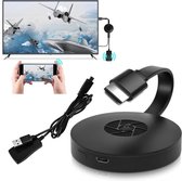 Full HD- Smart HDMI Dongle - Draadloos tv kijken - WIFI Receiver Voor Android, Google en IOS - App Streaming -Grijs-2025 Nieuw