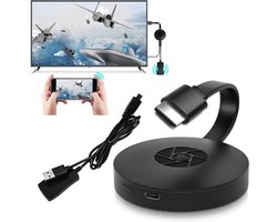 Full HD- Smart HDMI Dongle - Draadloos tv kijken - WIFI Receiver Voor Android, Google en IOS - App Streaming -Grijs-2025 Nieuw