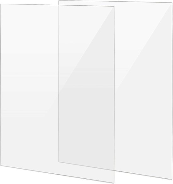 FRAMO Acrylglas plaat 85x85 cm op maat gesneden | 2 mm dikke zeer transparante acrylglasplaat, burchbestendig, UV-bestendig in de gewenste maat | Acrylglasplaat aan beide zijden met beschermfolie