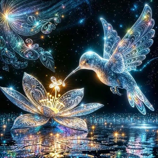 Foto: Botc diamond painting volwassenen diamond painting kinderen diamond painting pakket volledig vogel 30x40cm