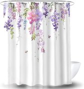 Homemissing Meisjes Bloemen Capibaras Douchegordijn 180x240cm voor Badkamer Grappige Leuke Capibara Bad Gordijn Leuke Dier Badkamer Accessoires Natuur Wildlife