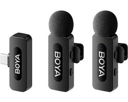 BOYA BY-V20 (V2.0) Zwart Microfoon met bevestigingsclip