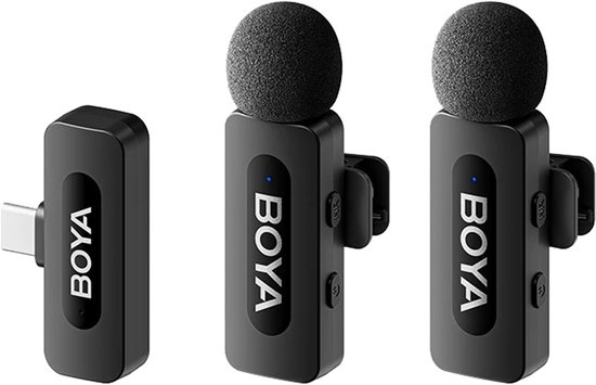 Boya Mini-15 2.4GHz Ultra-Mini Wireless 2TX 1RX