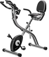 Bol.com Sportana Hometrainer Eagle 3 - Inklapbaar 10 Niveaus – Zilver Zwart aanbieding