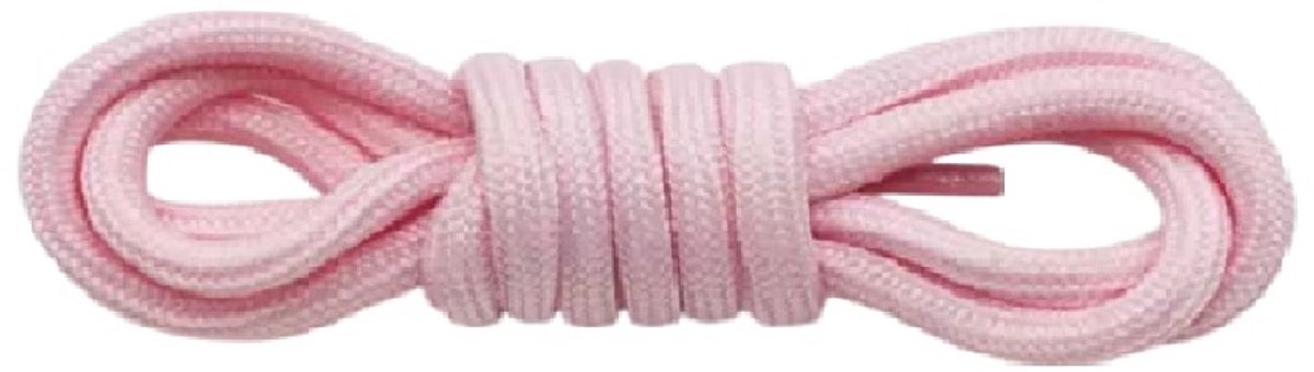 Ronde schoenveters roze-pink -dikte 5 MM- 140cm- Outdoor/ sport schoenen veters