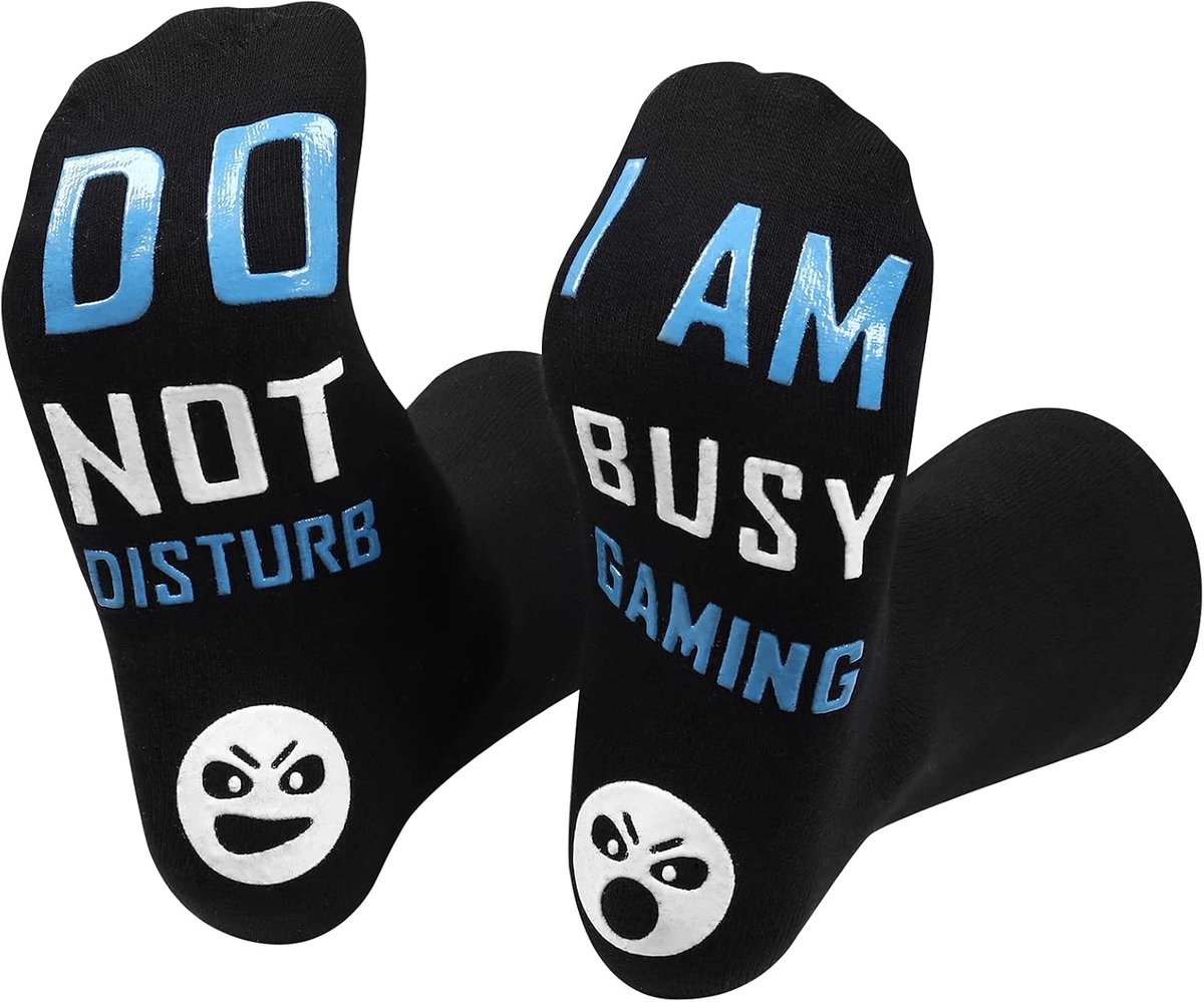 Go Go Gadget - Gaming sokken - Grappig - Do Not Disturb - Anti-slip - Zwart