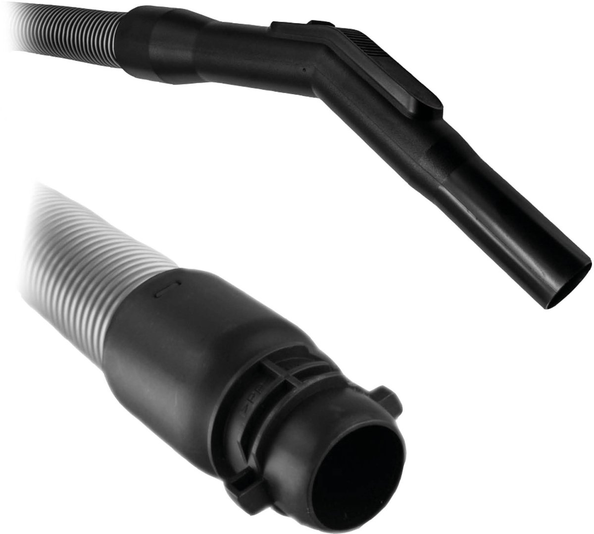 Multaparts® stofzuigerslang geschikt voor Philips Mobilo / City Line / Expression / Impact series | 2 meter lengte | Compleet met wartel en pistoolgreep | Alternatief voor Philips 482253010382