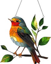 Zonnevanger voor raamdecoratie, kolibrie, 50 g, zonnevanger, kolibrie voor ramen, raamdecoratie met kleurrijke vogels, kleurrijke vogels voor ramen, zonnevanger, decoratie voor