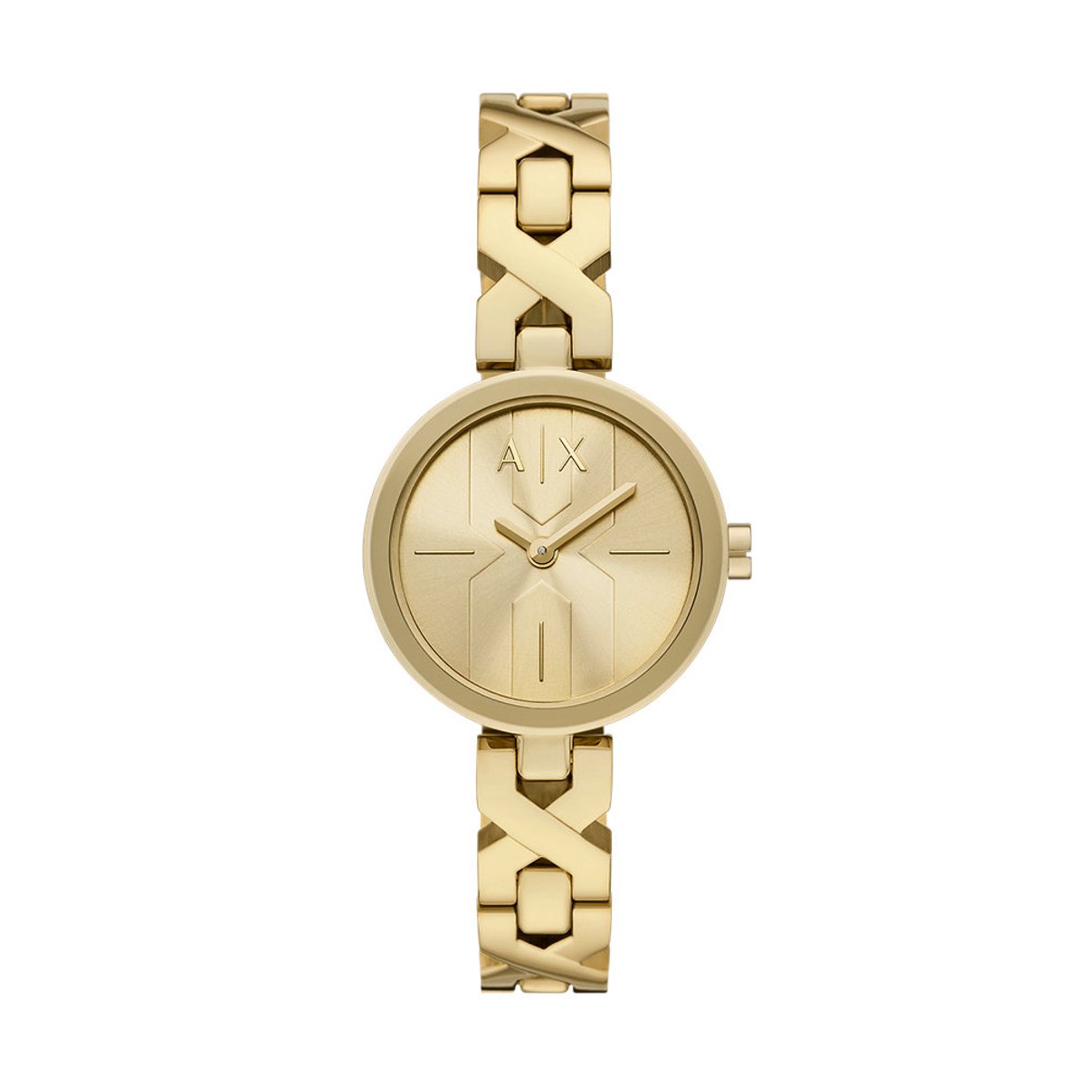 Armani Exchange Dames Horloge 32 mm - Goudkleurig