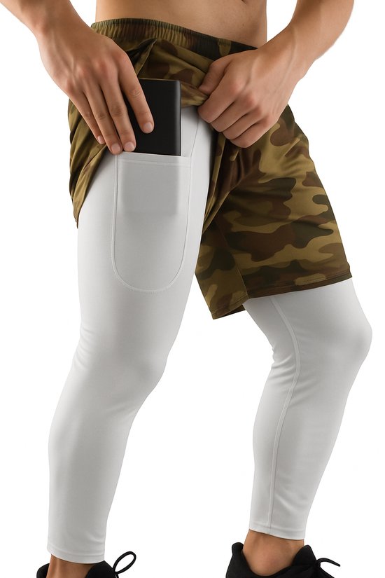 MVLOUS Pantalon de sport pour homme Long Pantalon de fitness