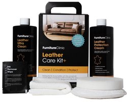 Leer Onderhoud Set 500ml - Voordeel Verpakking - Reinigen & Onderhouden van Leer & Lederwaar - Leather Care Kit 500 ml