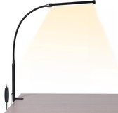 Bureaulamp Unilux Success 80 LED met voet klem chroom