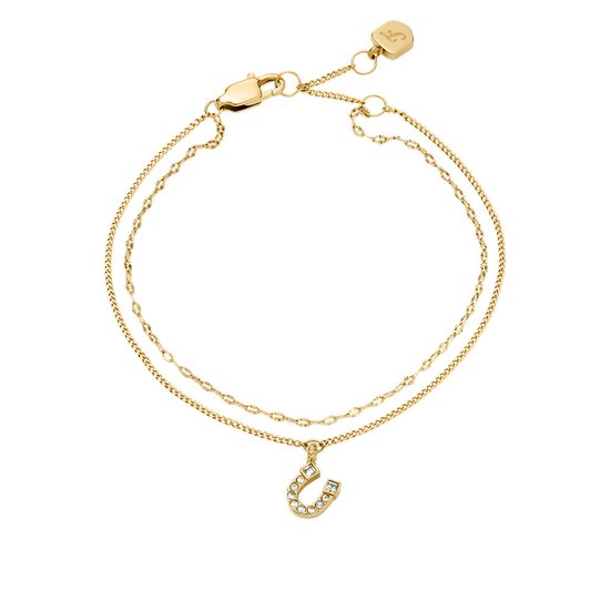 FOSSIL bracelet Sutton Bracelet Gold doré