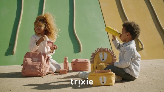Trixie Rugzak - Mr. Shark - Schooltas Waterafstotend - Boekentas voor Kind - Voor Jongens en Meisjes - Geschikt als Gymtas - Grijs - Haai