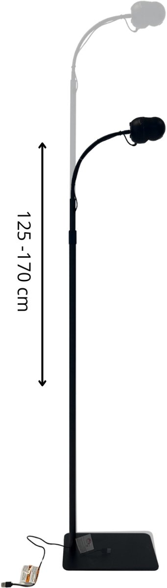 Afbeelding 3 van Qute Q-connection Stand camera standaard zwart