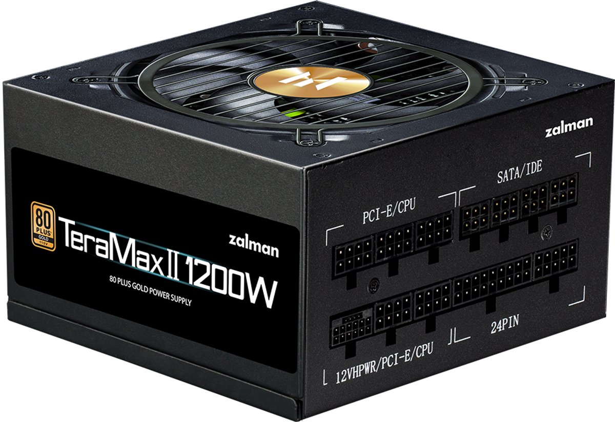 Zalman Zm1200-Tmx2 Terramax Ii 80 Plus Gold Psu 1200W Full-Modular Atx 3.0 Pcie