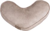 Bol.com COHOSO® - Meditatie kussen - Zafu - Hart vorm - Kussen - Yoga - Handgemaakt - Beige / Champagne aanbieding