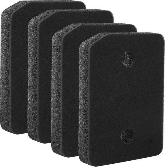 4 stuks- Droger Filter Sponsfilter - geschikt voor Miele 9164761 Warmtepompdroger - 207 x 157 x 30 mm Droger Pluizenfilter Sponsfilter