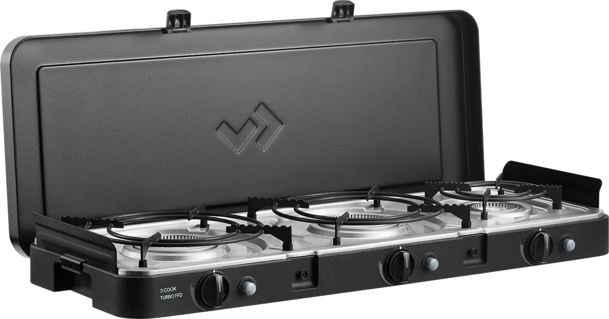 Cadac 3 Cook Turbo FFD Deluxe - Luxe Camping Kooktoestel - 3 Branders