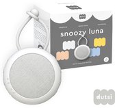 Dutsi - White Noise Machine Baby – Witte Ruis Apparaat - 10 Geluiden, Nachtlampje & Timer - Snoozy Luna Slaaphulp