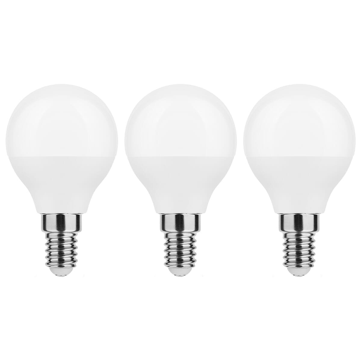 Modee E14 LED Filament Lamp 4.9W - 470lm - 4000K - Neutraal Wit - LED Kogellamp G45 - Vervangt 40W Gloeilamp - 3 stuks