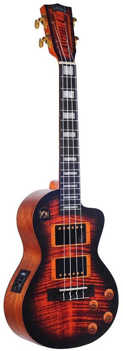 Mahalo MA3EG Artist Elite Series Tenor Ukulele Elektrische Gitaar Design