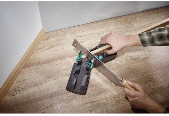 Wolfcraft Zweihaak & Verstekbak 6948200 - 2-in-1 Voor Perfecte Wandplinten