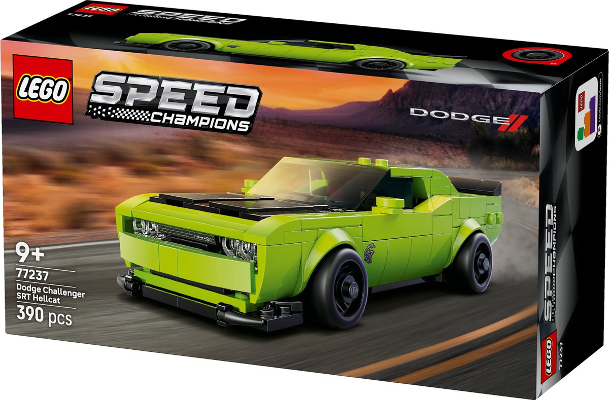 LEGO® Speed Champions Dodge Challenger SRT Hellcat Sportauto - 77237 — afbeelding 13