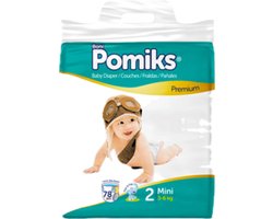 Pomiks Premium Luiers Maat 2 (3-6kg) 78stuks