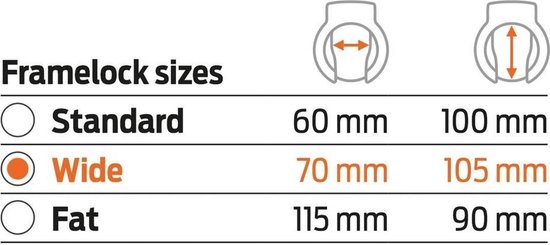 Axa Block XXL ART2 ringslot set met 100cm Insteekketting en Flexmount bevestiging set - Zwart van AXA — afbeelding 4