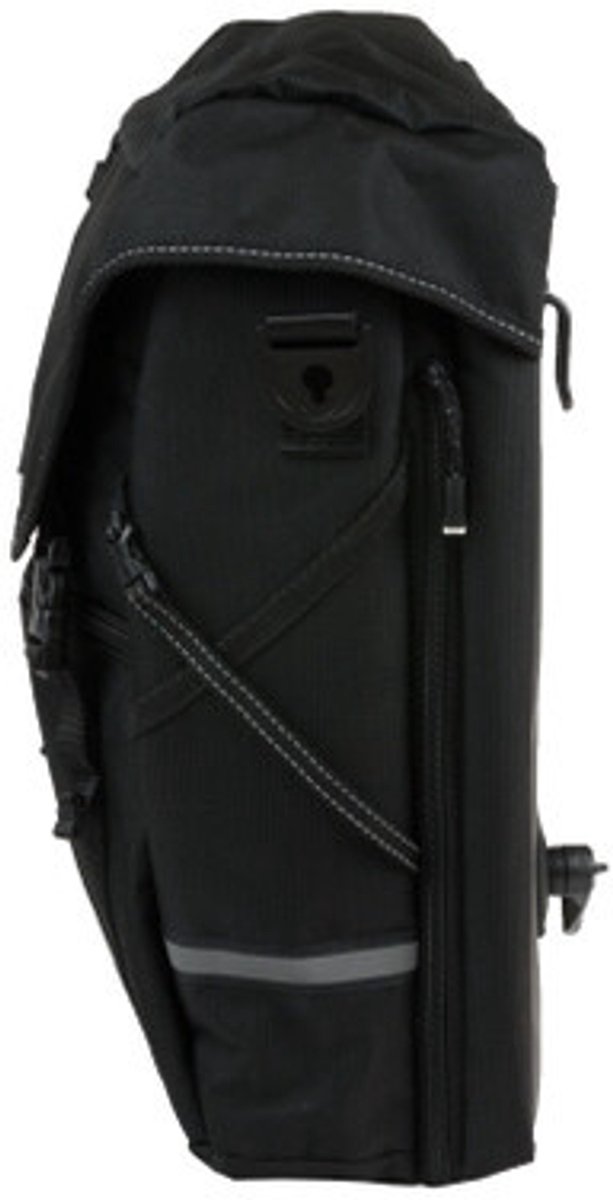 Willex Pakaftas XL 1201 - Enkele Fietstas - 25liter- Zwart van Willex — afbeelding 4
