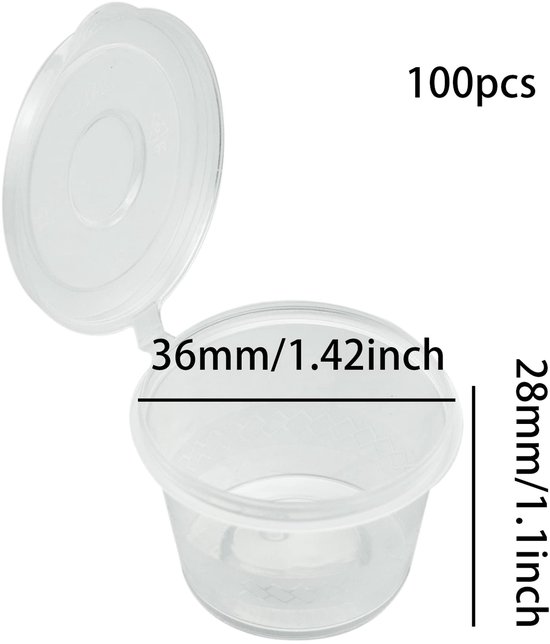 Set van 3 opbergdozen, voedselcontainers voor de koelkast, fruit- en groentecontainers