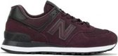 New Balance WL574WNR rood zwart sneakers dames (738741-50)