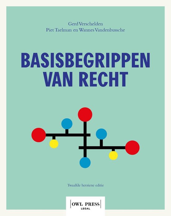 Basisbegrippen van recht - cover