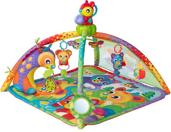 Woodlands Music and Light Projector Gym - FFP- Baby speelgoed - Kinderspeelgoed- - Speelmat Baby - Interactief baby speelgoed - Baby gym