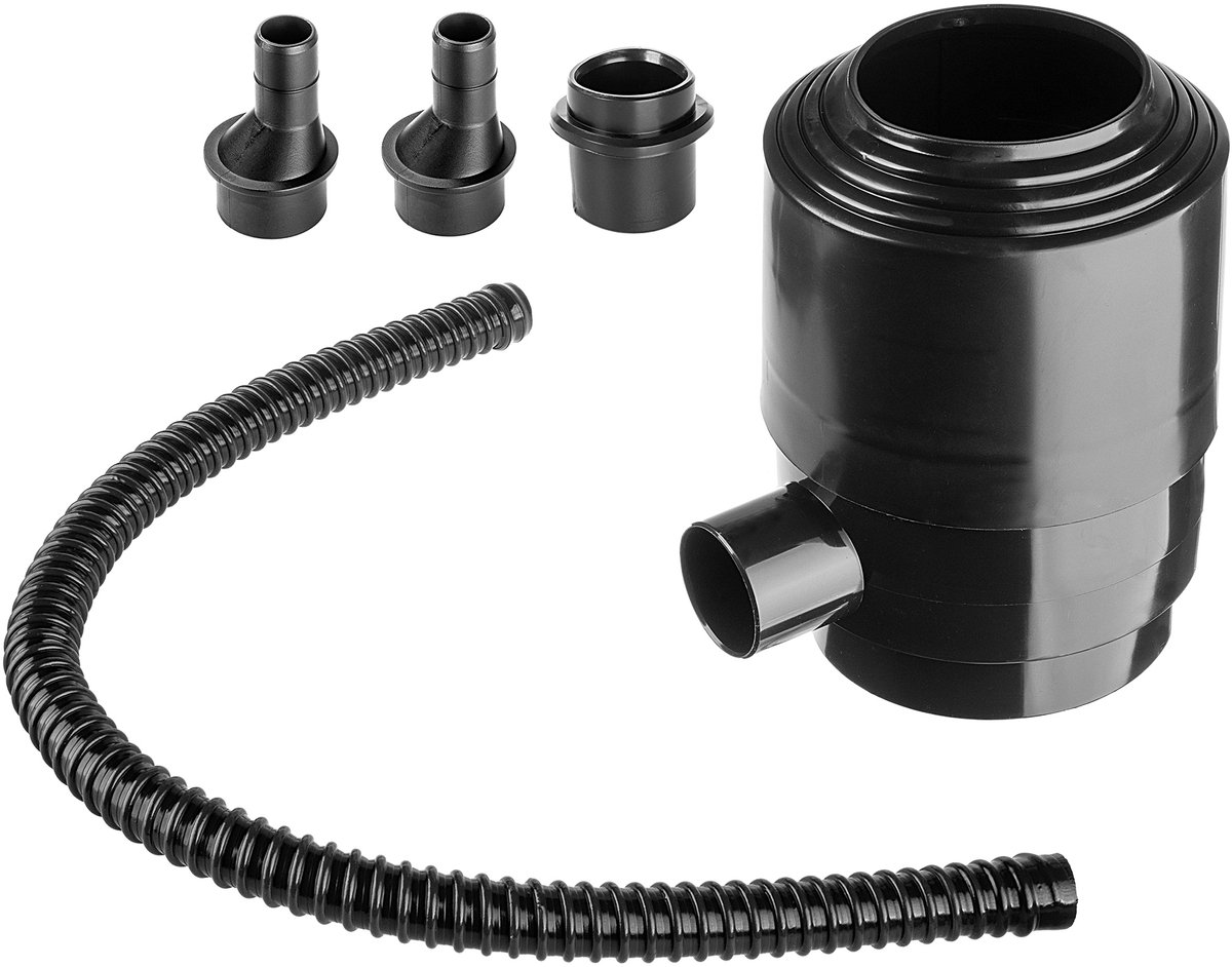 KADAX Regenverzamelaar met filter voor het verbinden van regenpijp en regenton, regenpijpfilter voor regenwaterton, regenwaterverzamelaar (binnenfilter)