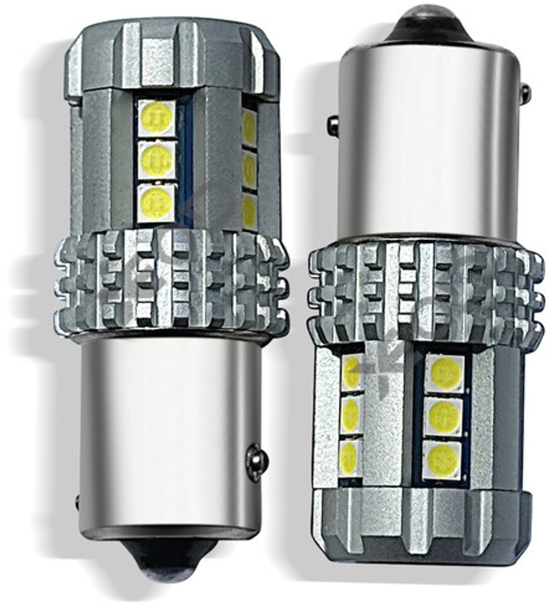 XEOD Hyper line P21W / BA15S / 1156 - LED Lampen - Dagrijverlichting - Achterlichten - Stadslicht - Remlicht - Canbus - Autolampen - 6000K Helder Wit - 12V - 2 Stuks