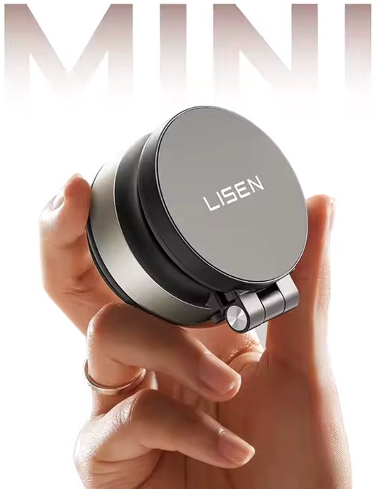 Support de téléphone ProGrip – Ventouse automatique – Sans fil – Magnétique – Rotatif à 360° – Pour voiture, maison, vacances, camping, avion, paddle, Bain, bureau et salle de sport