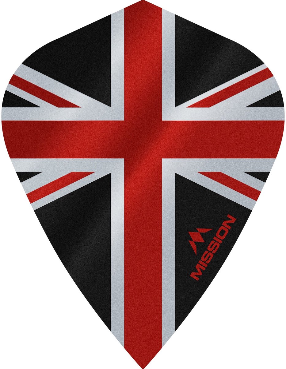 Mission Alliance 100 Black & Red Kite - Dart Flights