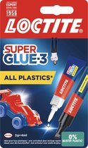 Loctite All Plastics 2g+4 ml | Plastic lijm Universeel | Plastic Lijm Voor Alle Kunststoffen | Speelgoed & Plasticlijm.