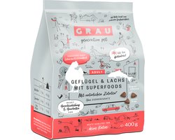 Grau kattenbrokken gevogelte ,zalm en superfoods 2 kg